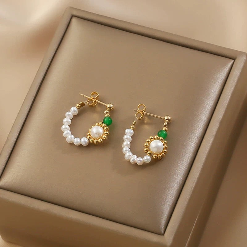 (E050) Simple and Retro Earrings stud S925