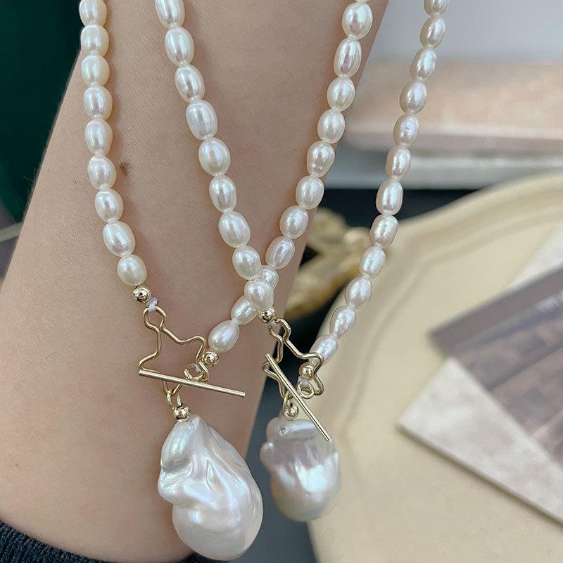 (N060)legendary Baroque pearl necklace