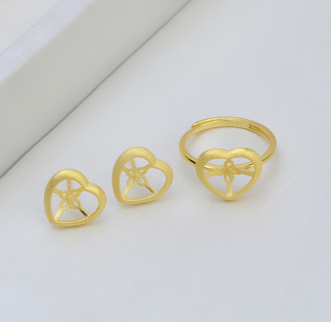 (S030)  S925 sterling silver set setting