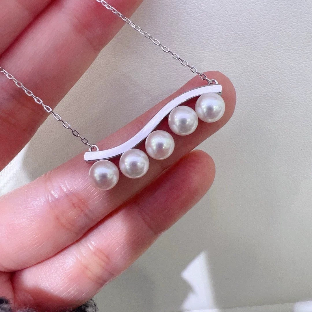 (P001) S925 skateboarding pendant freshwater Akoya