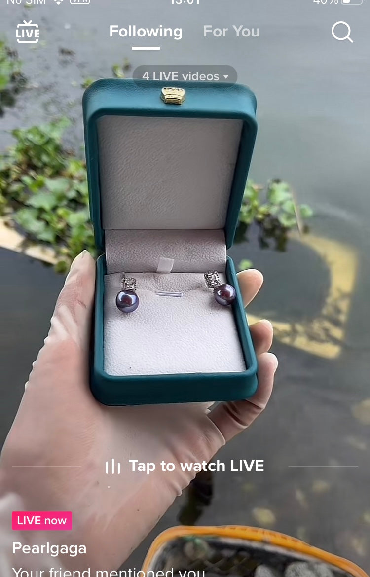 (E033)S925 earring stud