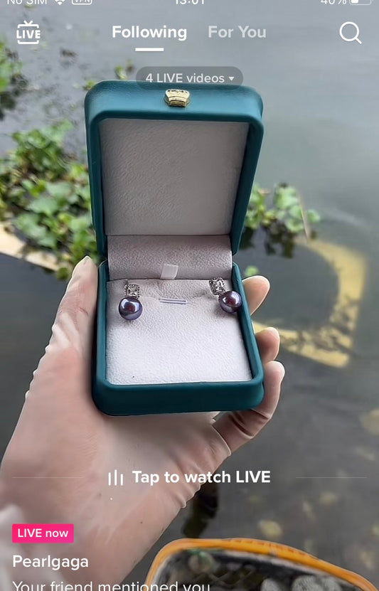 (E033)S925 earring stud