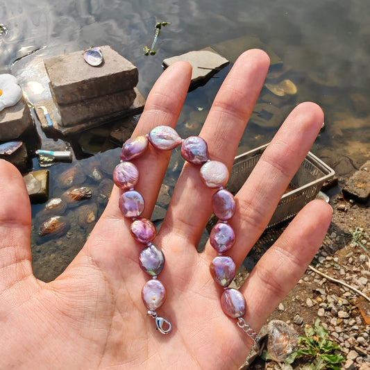 (B053) Button bracelet