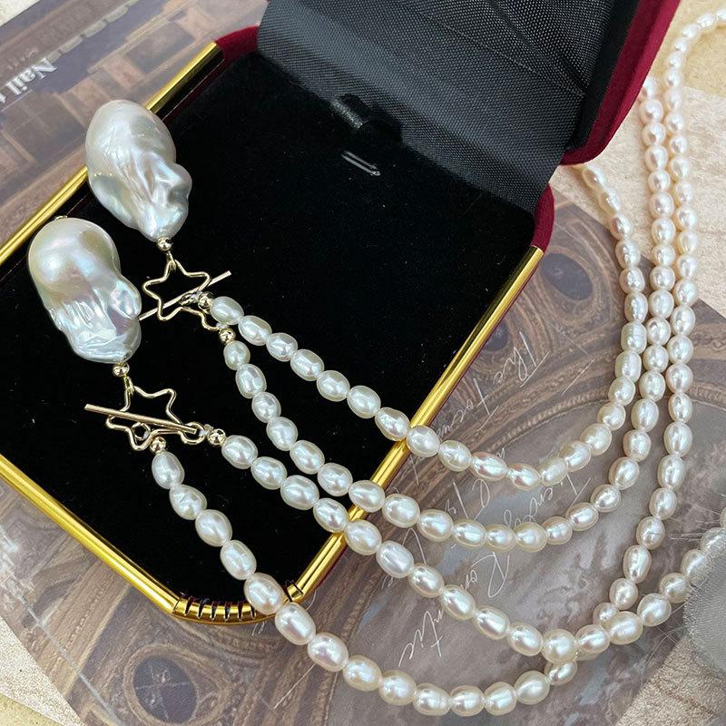(N060)legendary Baroque pearl necklace