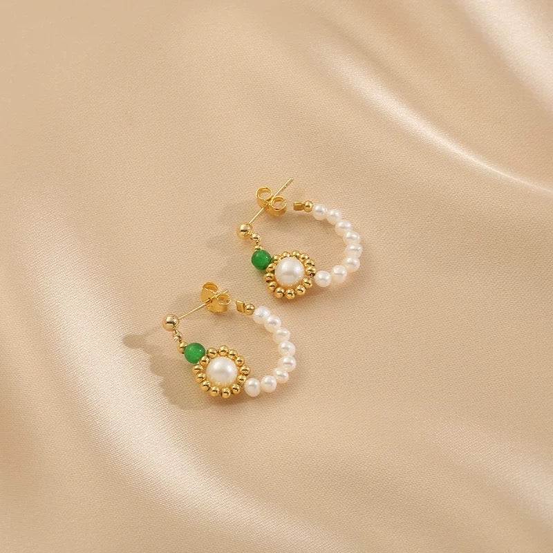 (E050) Simple and Retro Earrings stud S925