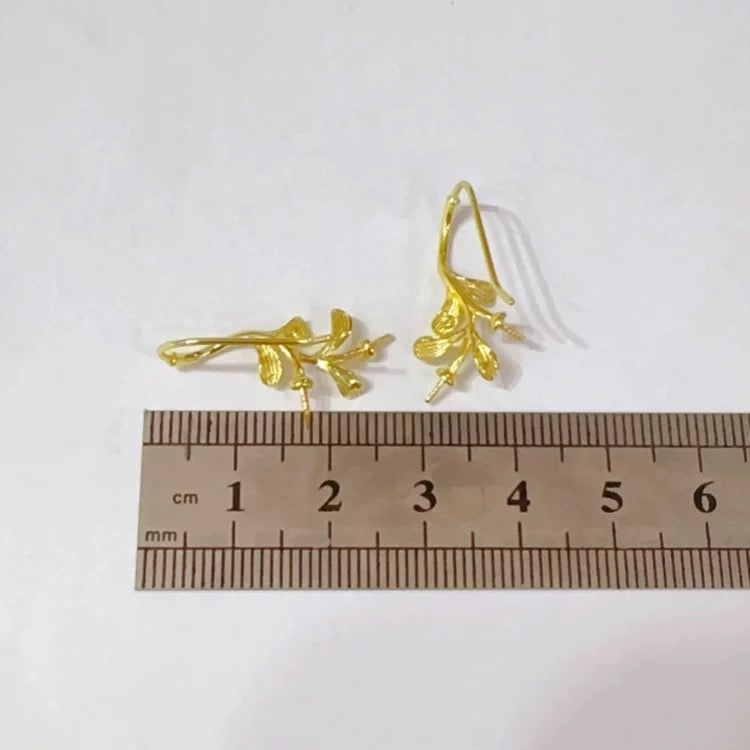 (ES007) S925 sterling silver earring setting