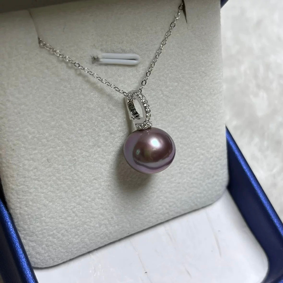 (P020) Twinkling Edison pearl pendant /S925