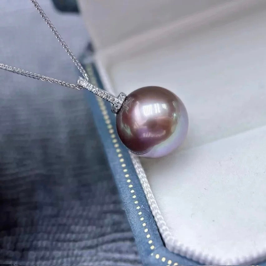(P020) Twinkling Edison pearl pendant /S925