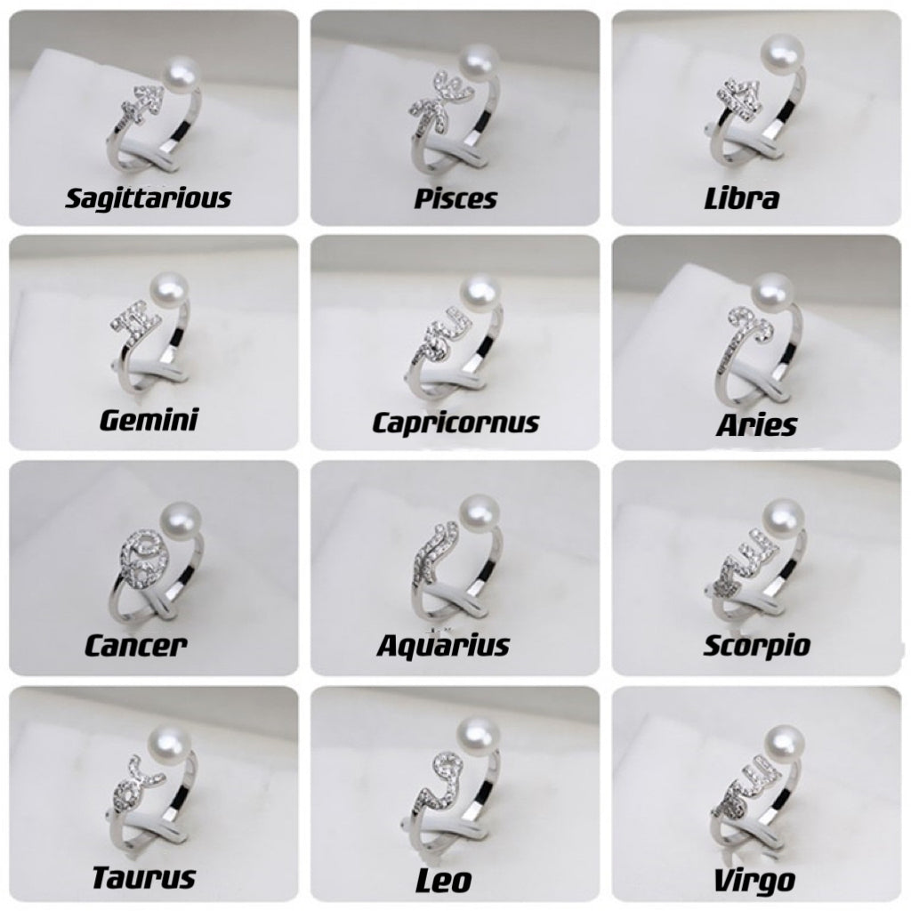 (RS001) S925 sterling silver Zodiac Ring setting