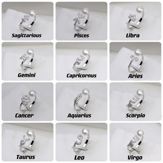 (RS001) S925 sterling silver Zodiac Ring setting