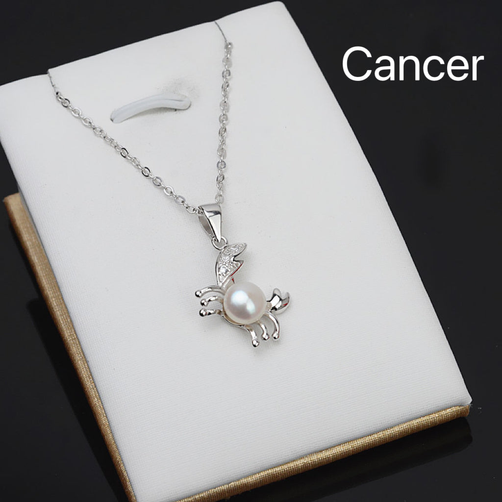 (P017) S925 sterling silver Zodiac pendant