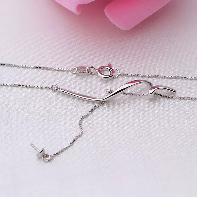 (P66)  S925 sterling silver Dragonfly pendant setting