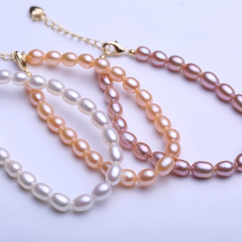 (B001) Full pearl bracelet