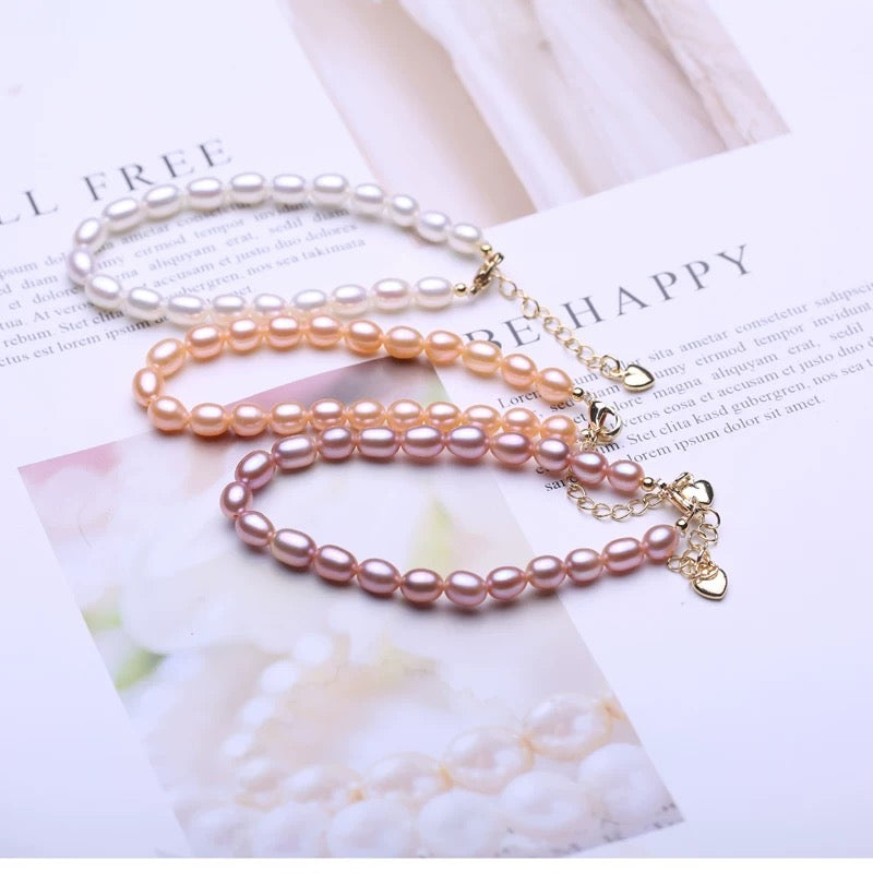 (B001) Full pearl bracelet