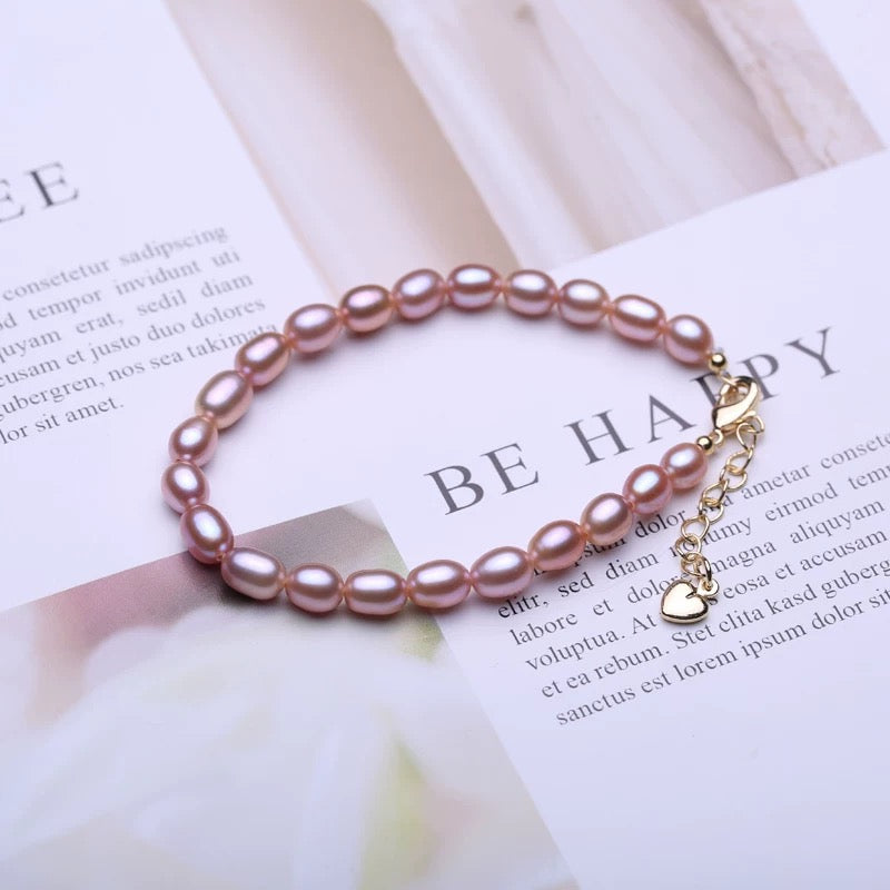 (B001) Full pearl bracelet