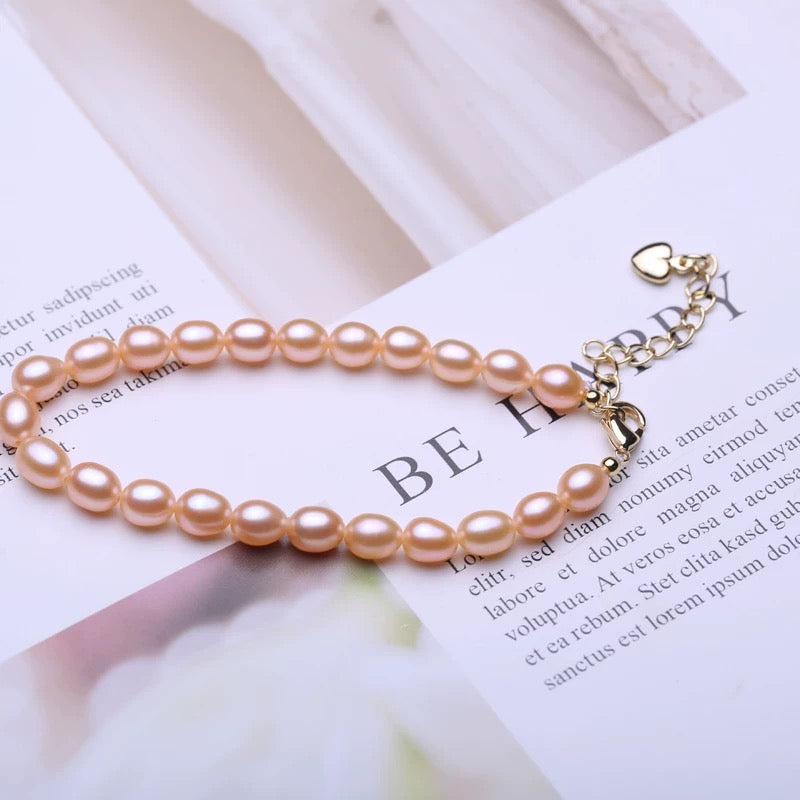 (B001) Full pearl bracelet