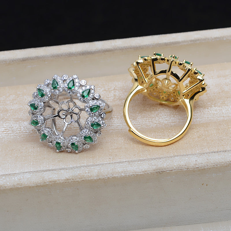 (RS030)S925 sterling silver ring setting