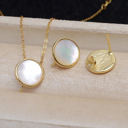 (S025)  S925 sterling silver set setting