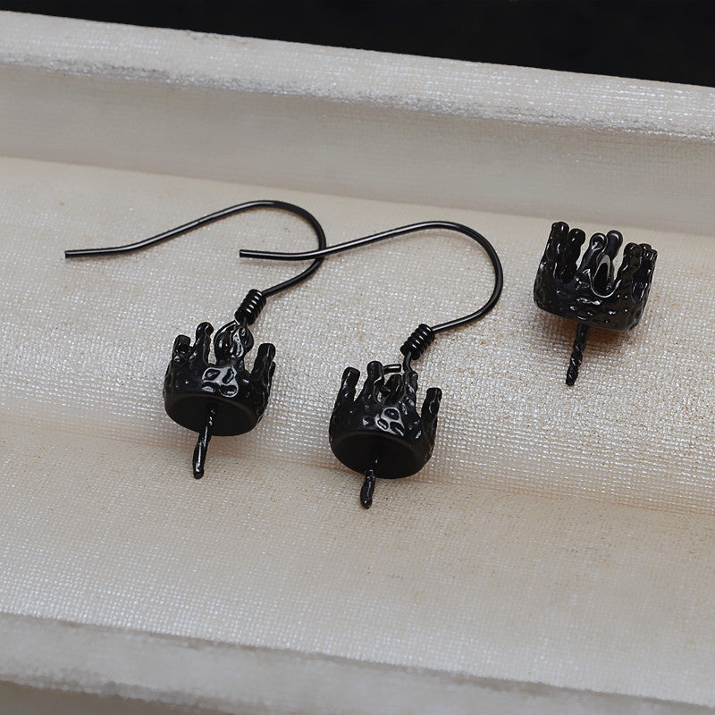 S925 sterling silver baroque setting  (S30-1)