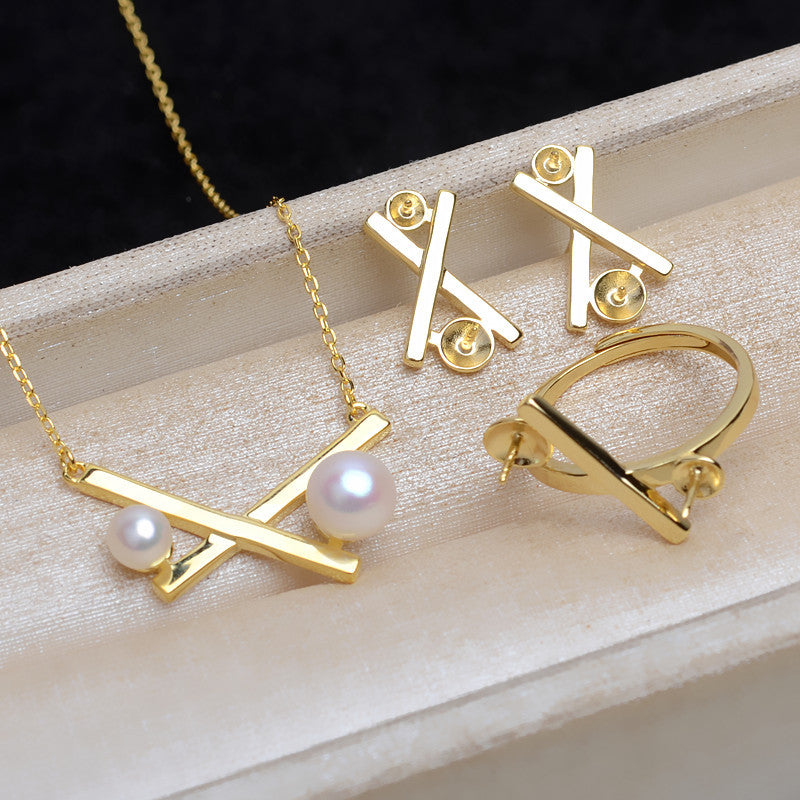 (S006)  S925 sterling silver set setting