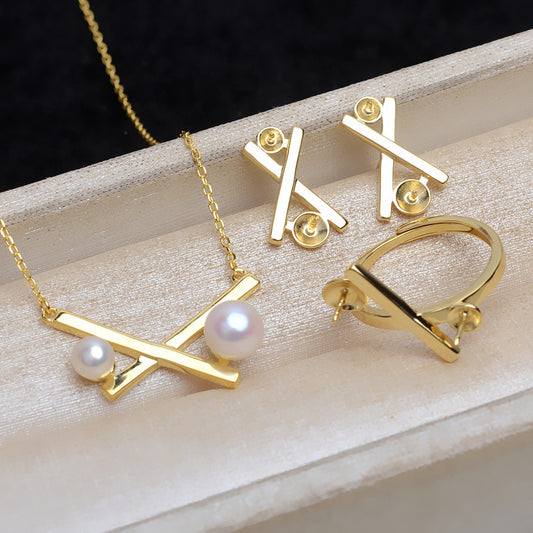 (S006)  S925 sterling silver set setting