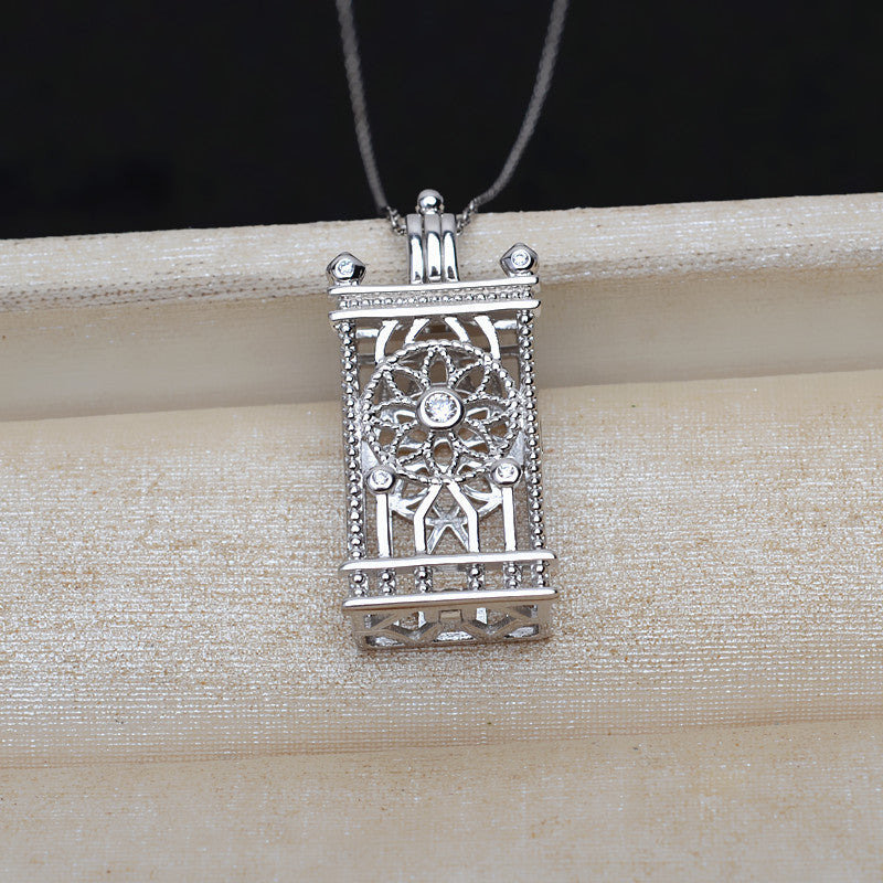 S925 sterling silver cage(C20)