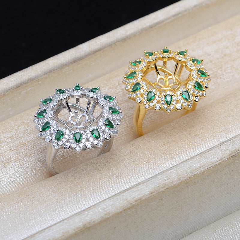 (RS030)S925 sterling silver ring setting