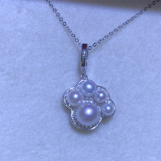 S925 Silver cat claw pendant