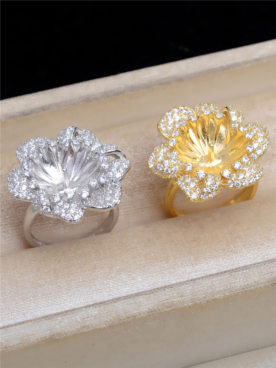 (RS033)S925 sterling silver ring setting