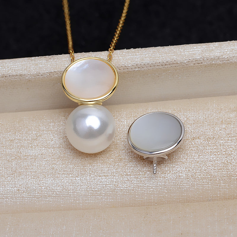 (S025)  S925 sterling silver set setting