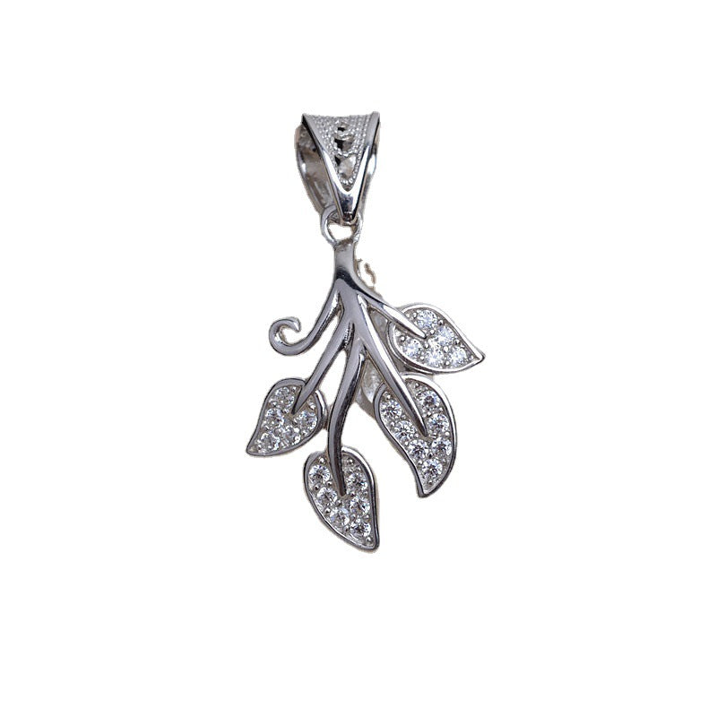 S925 sterling silver pendant baroque setting for legendary pearls (B23)