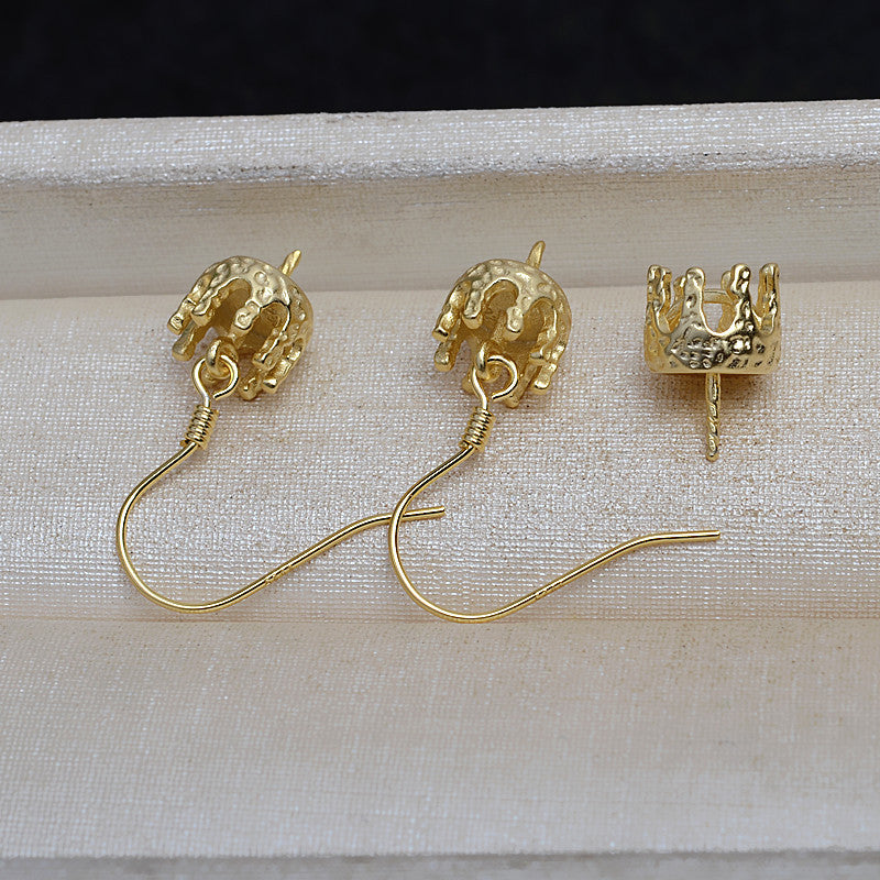 S925 sterling silver baroque setting  (S30-1)