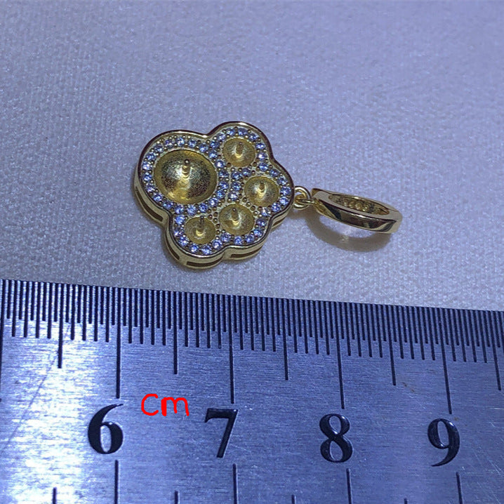 S925 Silver cat claw pendant