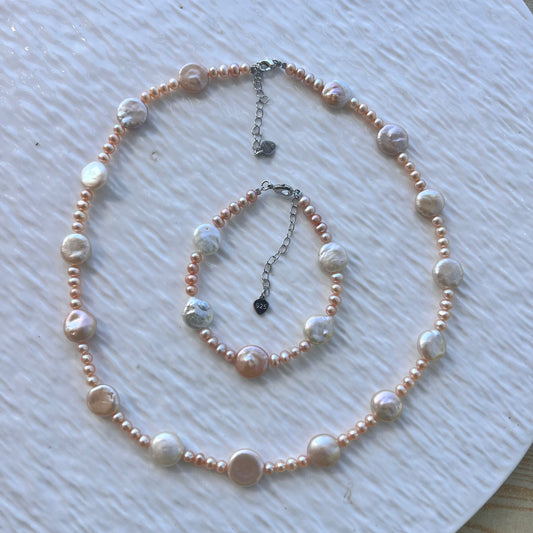 S925  16inches + 7inches  button set for Chris