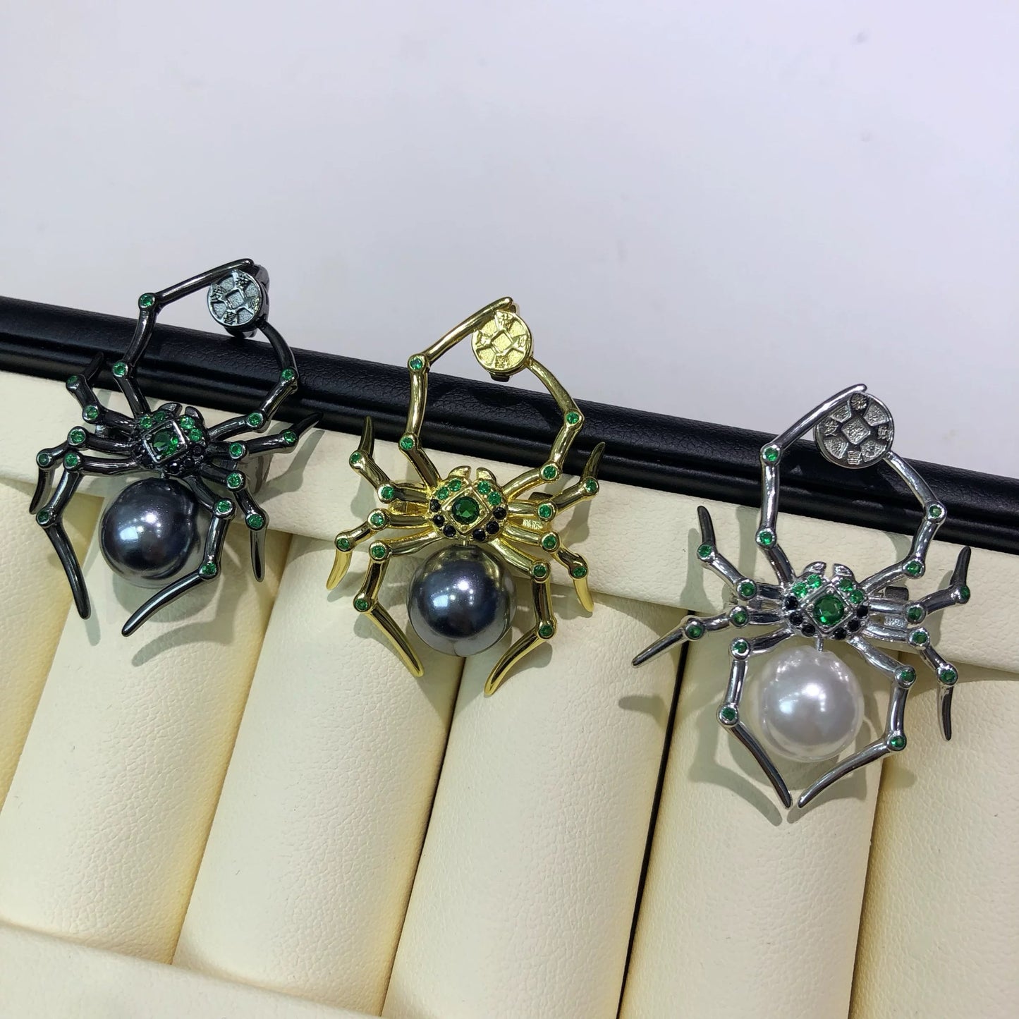 Spider brooch or pendant Setting/S925 & Copper