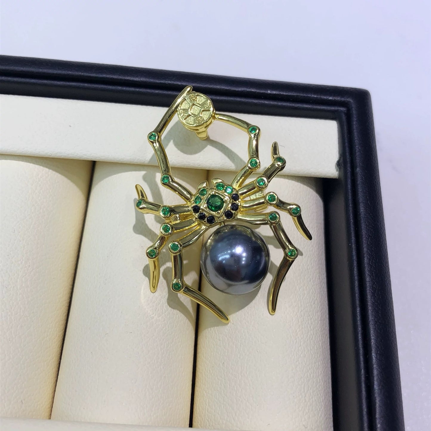 Spider brooch or pendant Setting/S925 & Copper