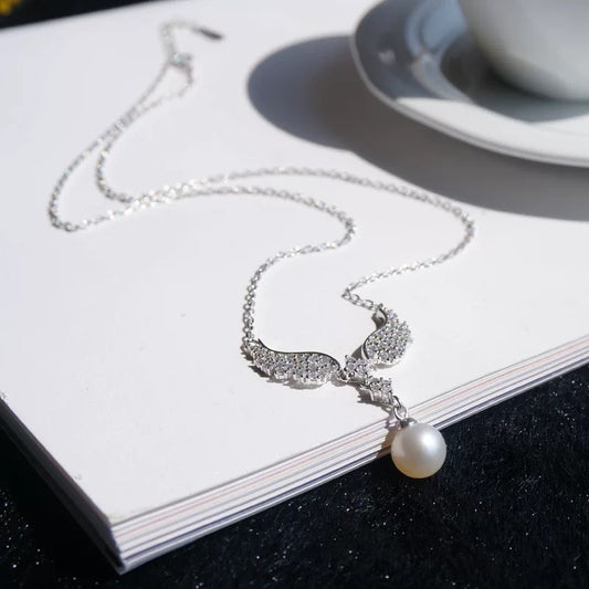 4 Angel wing pendents for Janice