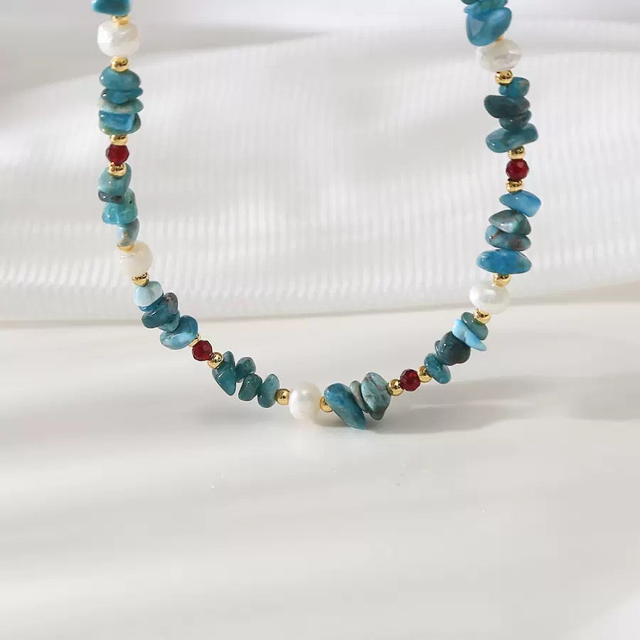 (J067)Exquisite Bohemian Baroque Pearl set Elegant Statement Pieces