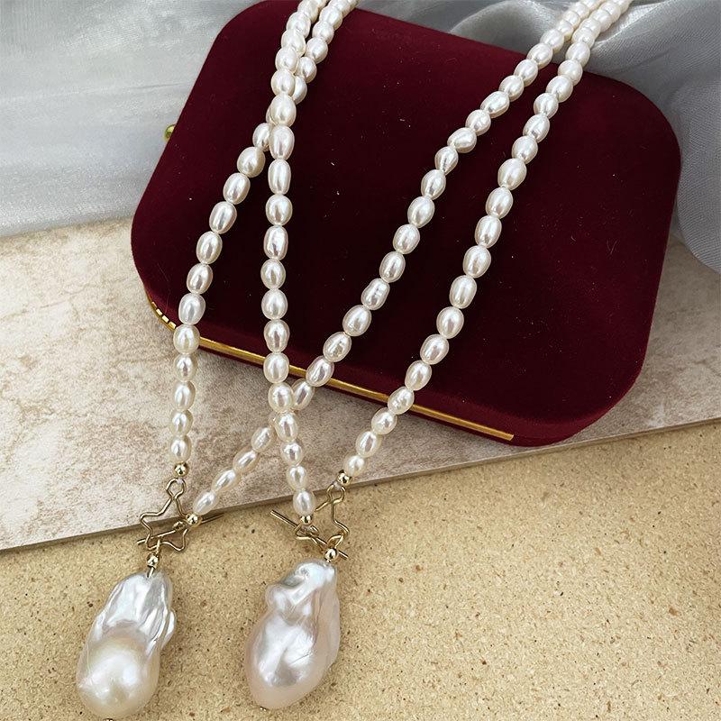 (N060)legendary Baroque pearl necklace