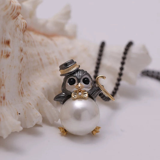 Penguin pendent for Sara  no chain