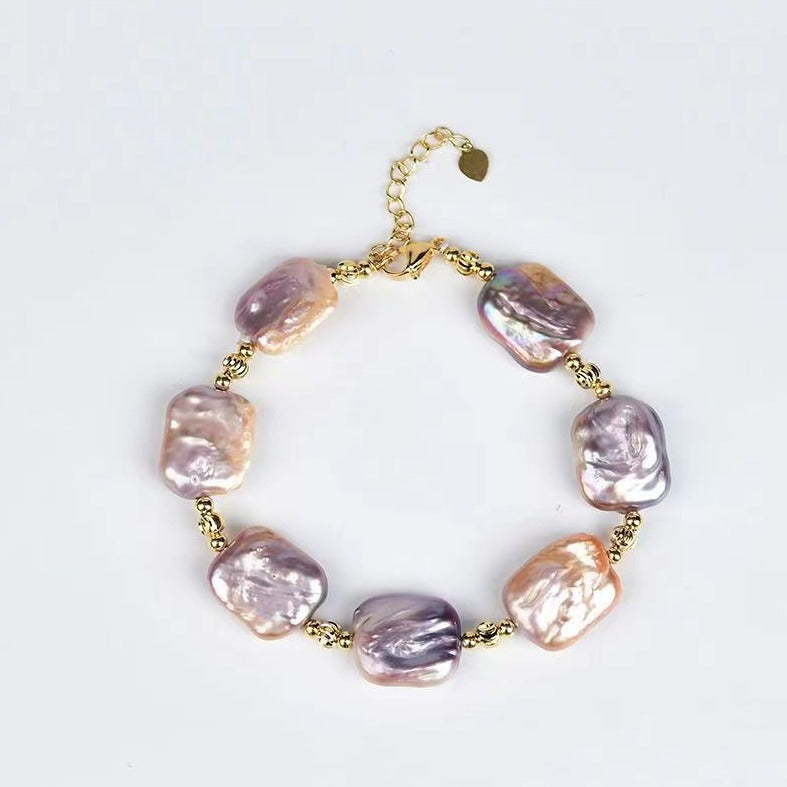 (B017) Rectangle baroque bracelet