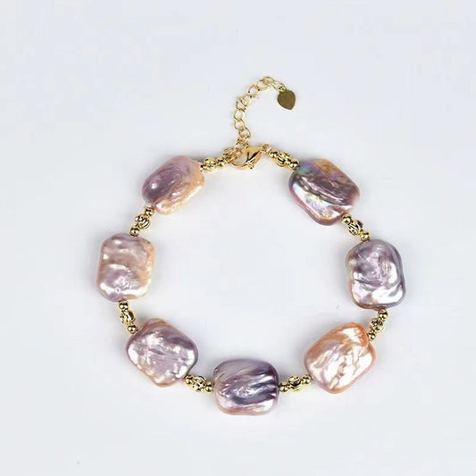 (B017) Rectangle baroque bracelet