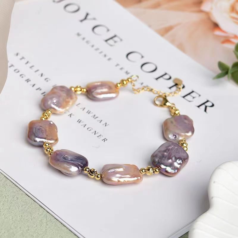 (B017) Rectangle baroque bracelet