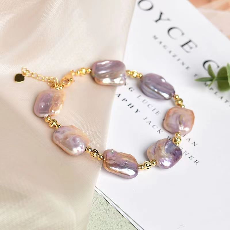 (B017) Rectangle baroque bracelet