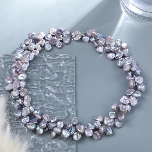 (N011)Baroque pearl necklace USD2000