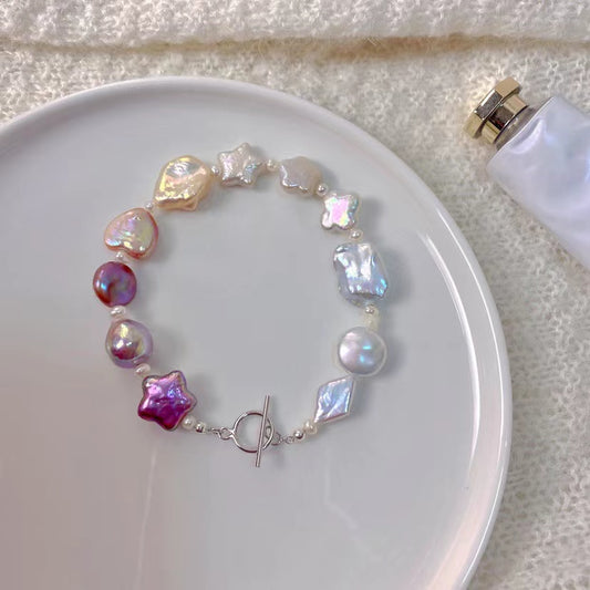 (B059) Baroque Pearl bracelet