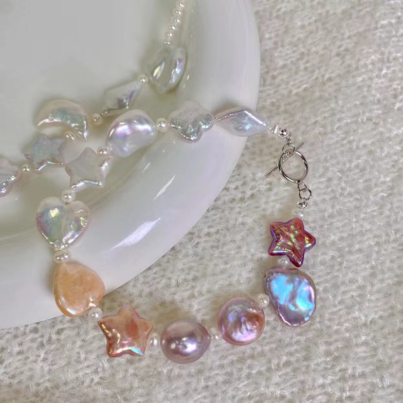 (B059) Baroque Pearl bracelet