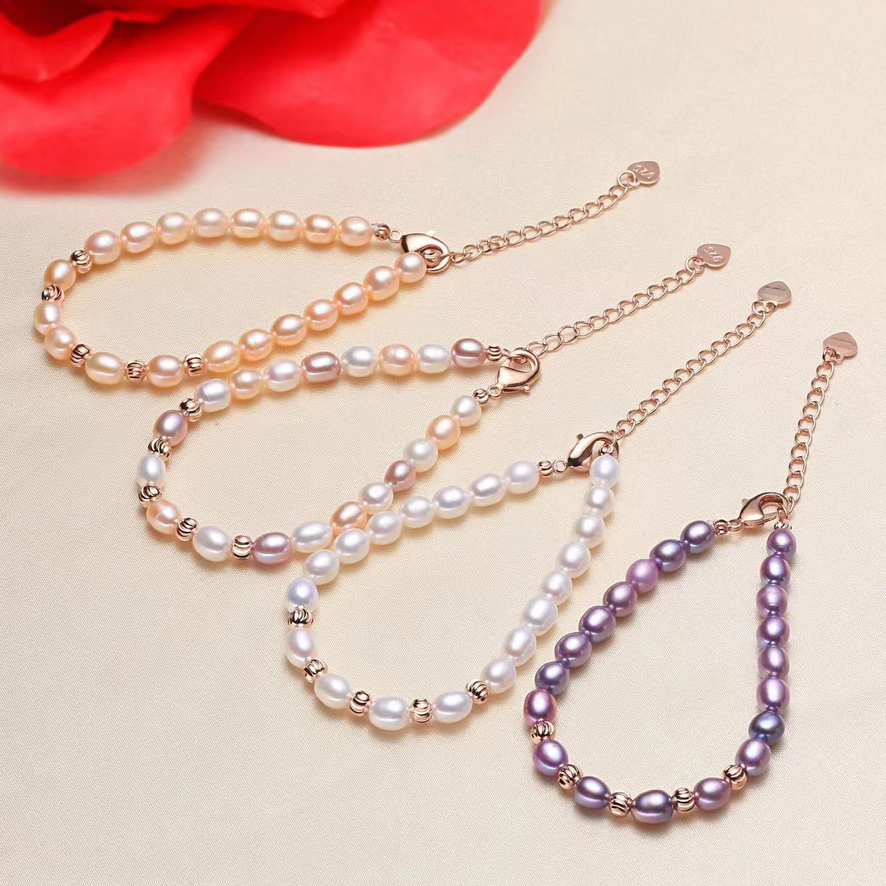 (B045) Freshwater pearl bracelet