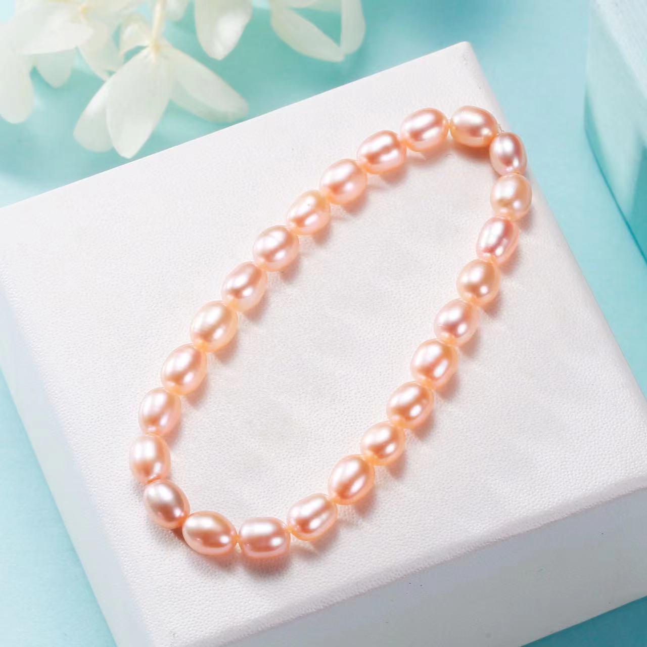 (B042) Full pearl bracelet