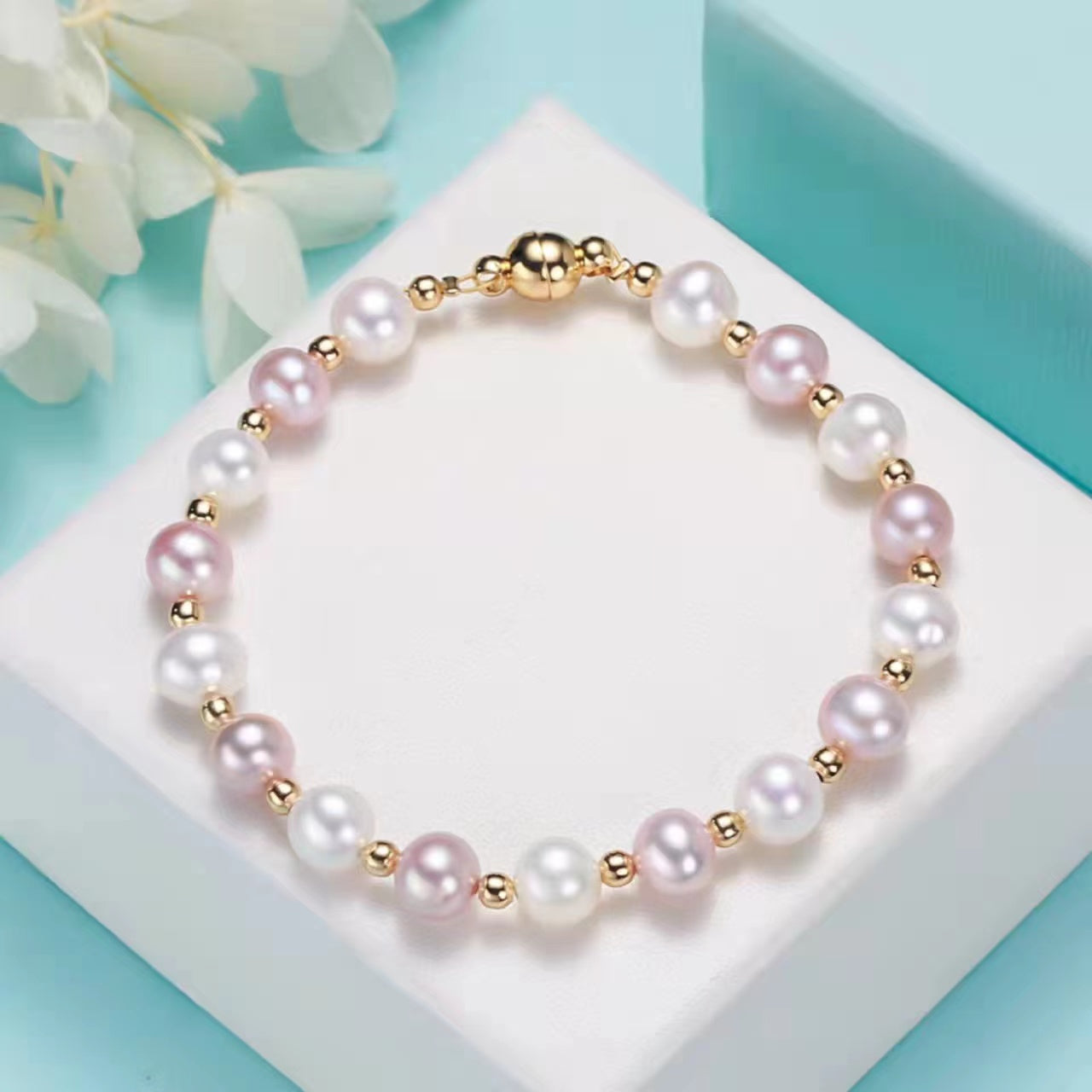 (B044) Freshwater pearl bracelet